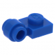 LEGO lapos elem 1x1 gyűrűs oldalán két bütyökkel, kék (4081b)